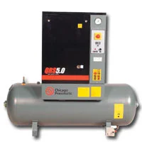 5 Hp Single Phase 60 Gal Quiet Rotary Screw Air Compressor