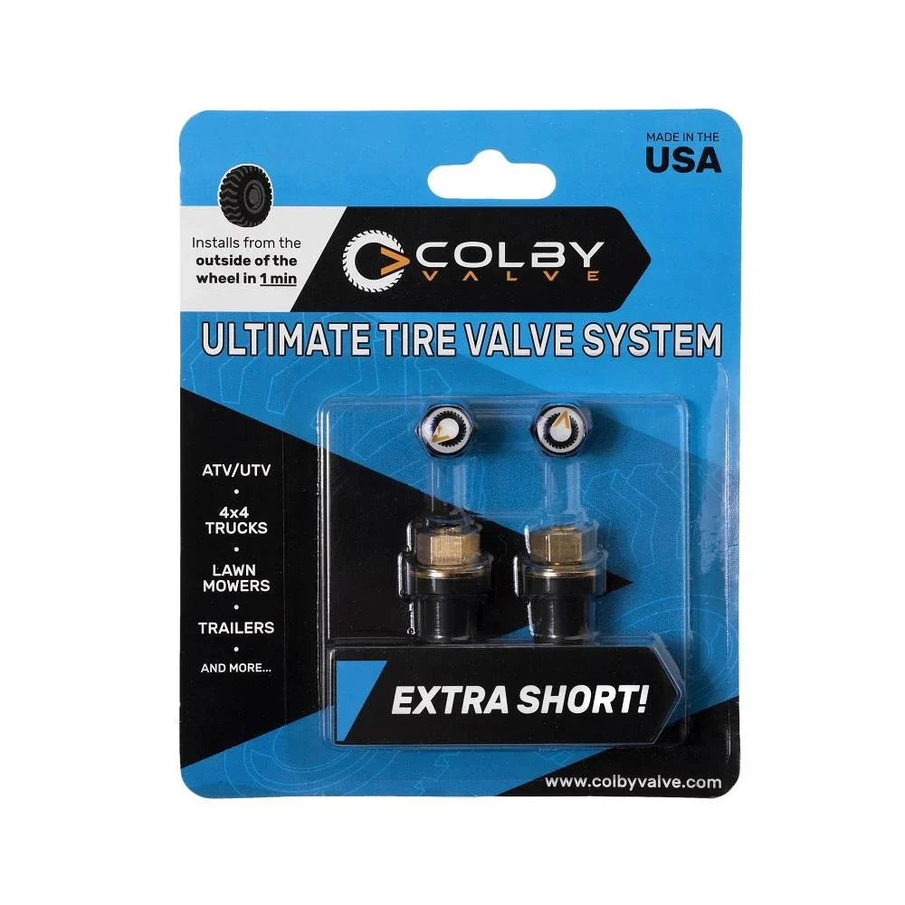 LOCKNLUBE Colby Valve - Ultimate Tire Valve System (Extra Short)