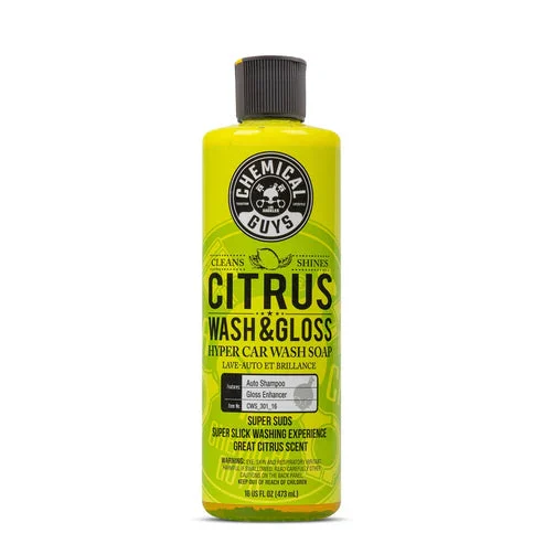 Citrus Wash and Gloss Concentrated Car Wash 16oz