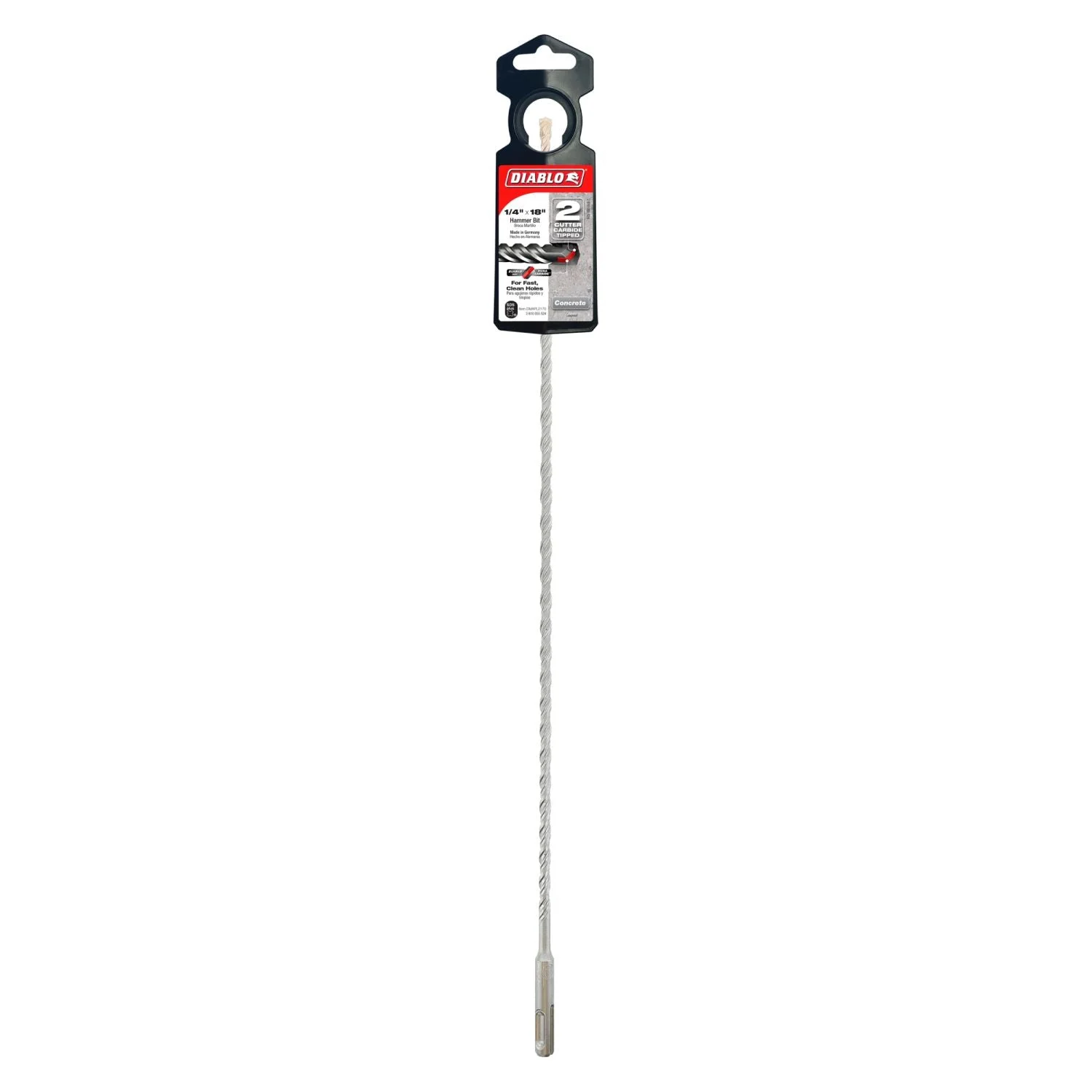 Diablo DMAPL2170 1/4 Inch x 16 Inch x 18 Inch SDS-Plus 2-Cutter