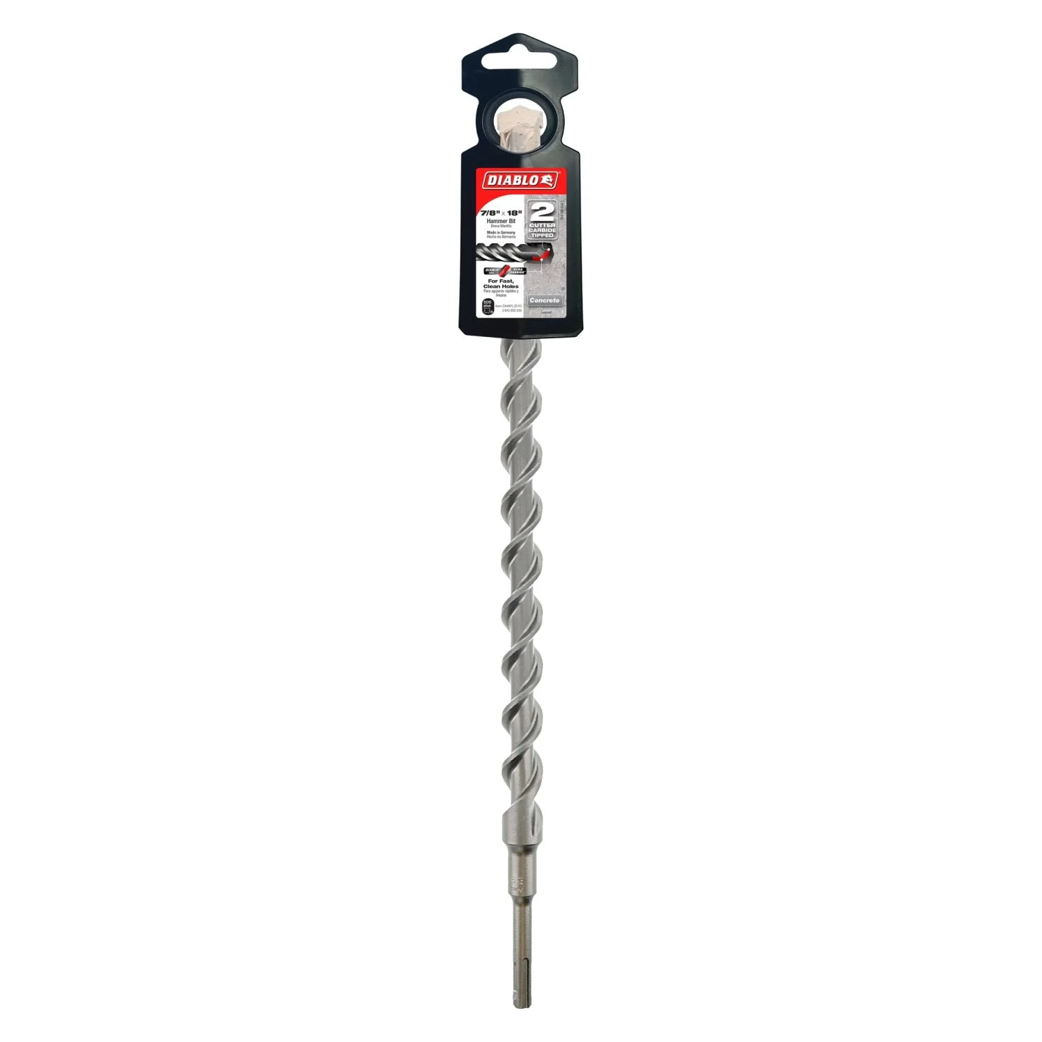 Diablo DMAPL2510 7/8 Inch x 16 Inch x 18 Inch SDS-Plus 2-Cutter