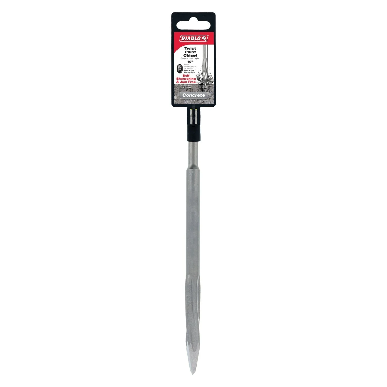 Diablo DMAPLCH2030 10 Inch SDS-Plus Twist Point Chisel
