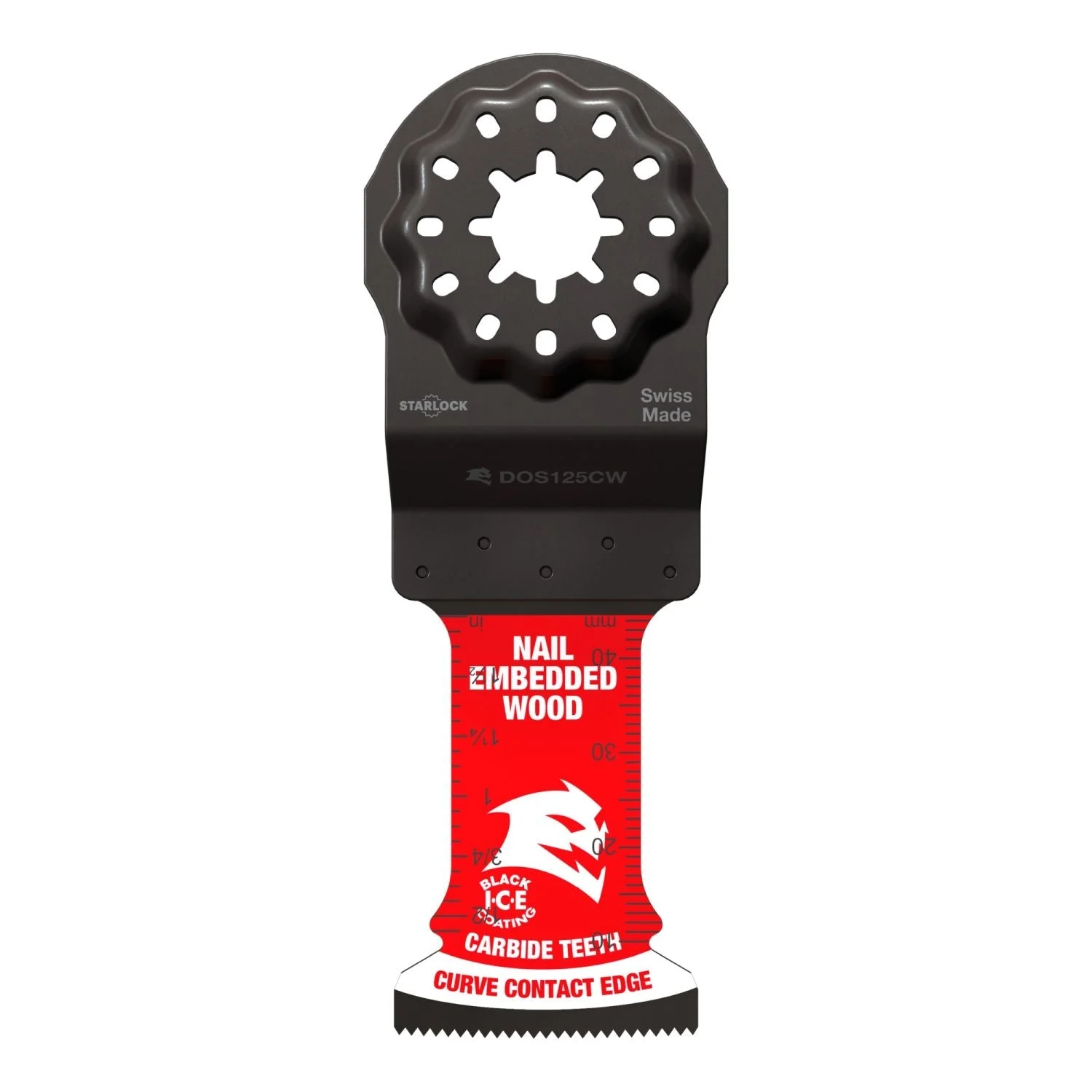 Diablo DOS125CW3 AMPED Demo Demon 1-1/4 in. Starlock Carbide Teeth Oscillating Blade for Nail-Embedded Wood (3-Pack)