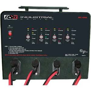 6 Amp Digital 4 Bank Battery Charging Station INC406A (Discontinued)