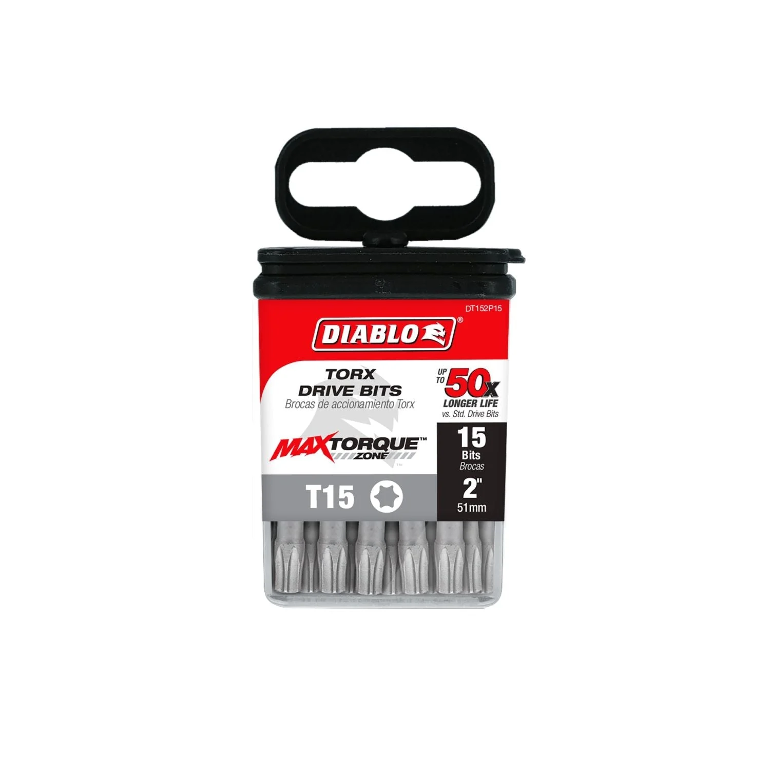 Diablo DT152P15 2 Inch #15 Torx Drive Bits , 15-Pack