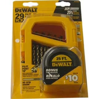 29 Piece Pilot Point and trade Drill Bit Set