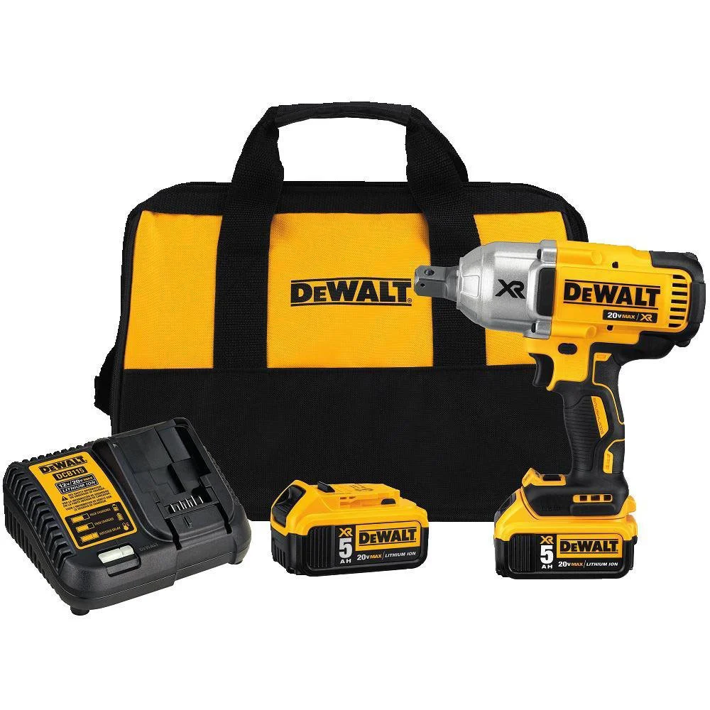 20V MAX XR High Torque 3/4" Impact Wrench w/Hog Ring Retention Pin Anvil