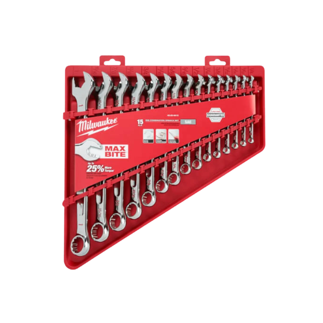 15pc Combination Wrench Set - SAE