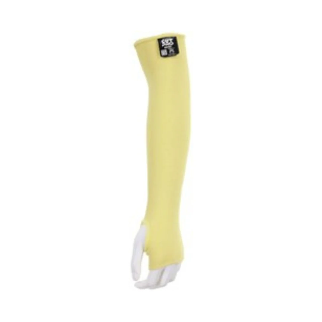 Safety CutPro® Double Ply DuPont™ Kevlar® Cut Resistant Sleeves with Thumb Slot 18 Inches x 3¼ Inches