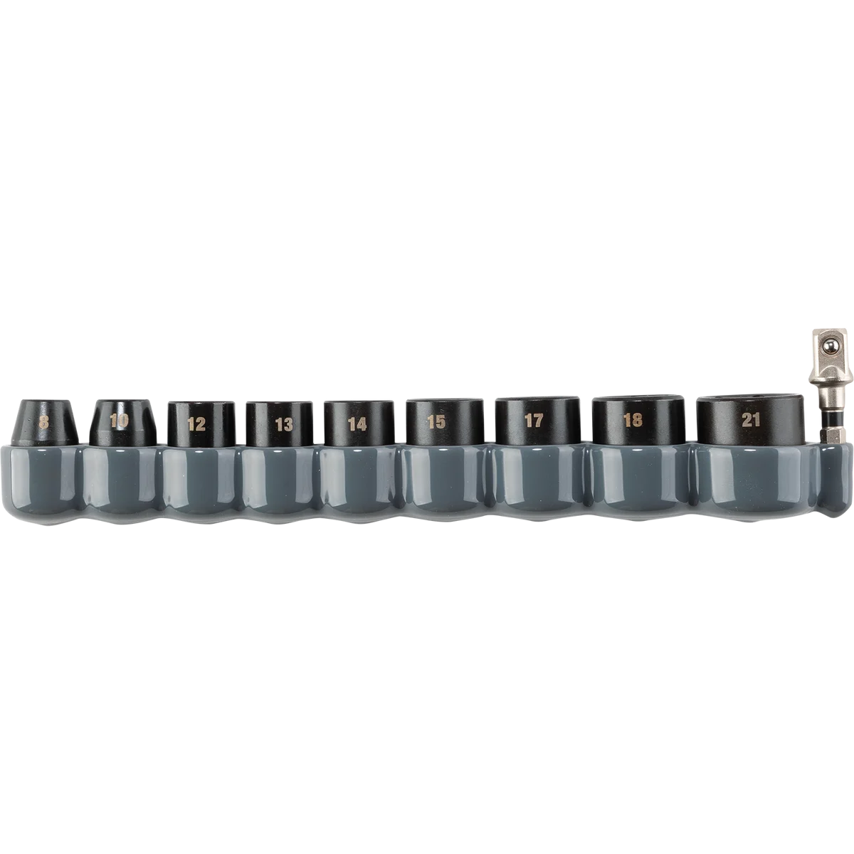 MAKITA IMPACT XPS® 10 PC. 3/8" Drive 6‑Point Metric Impact Socket Set w/ Standard Socket Adapter