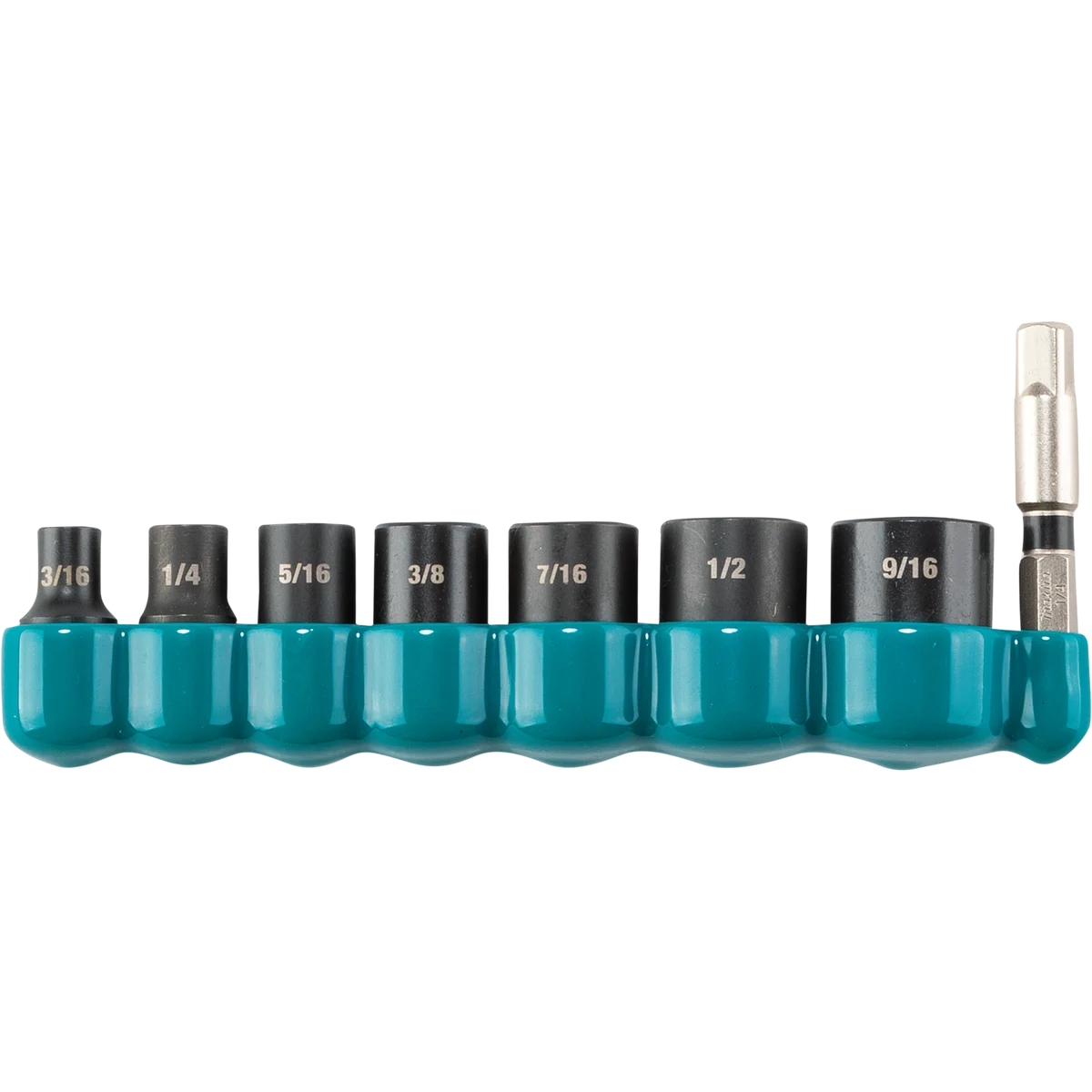 MAKITA IMPACT XPS® 8 PC. 1/4" Drive 6‑Point SAE Impact Socket Set w/ Standard Socket Adapter