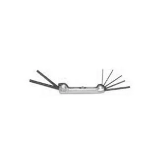 7 Piece Folding Metric Hex Key Set 2-8mm