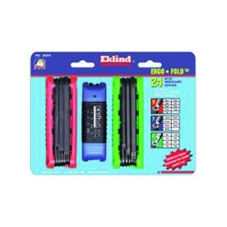 24 Piece Ergo Fold Hex Key Set Combo Pack