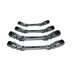 E-Z Red 4 Piece Ratcheting Line Wrench Set (SAE) EZRLW4S
