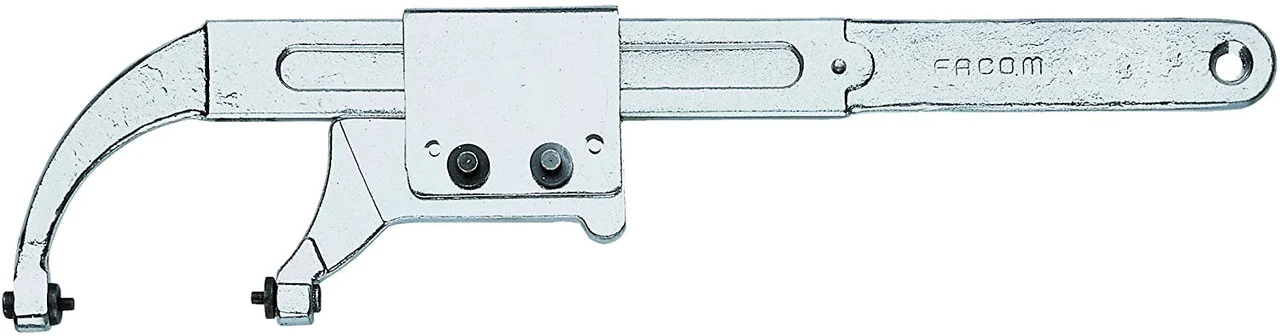 Facom FA-116.100 Precision Adjustable Pin Spanner Wrench, 3-Inch