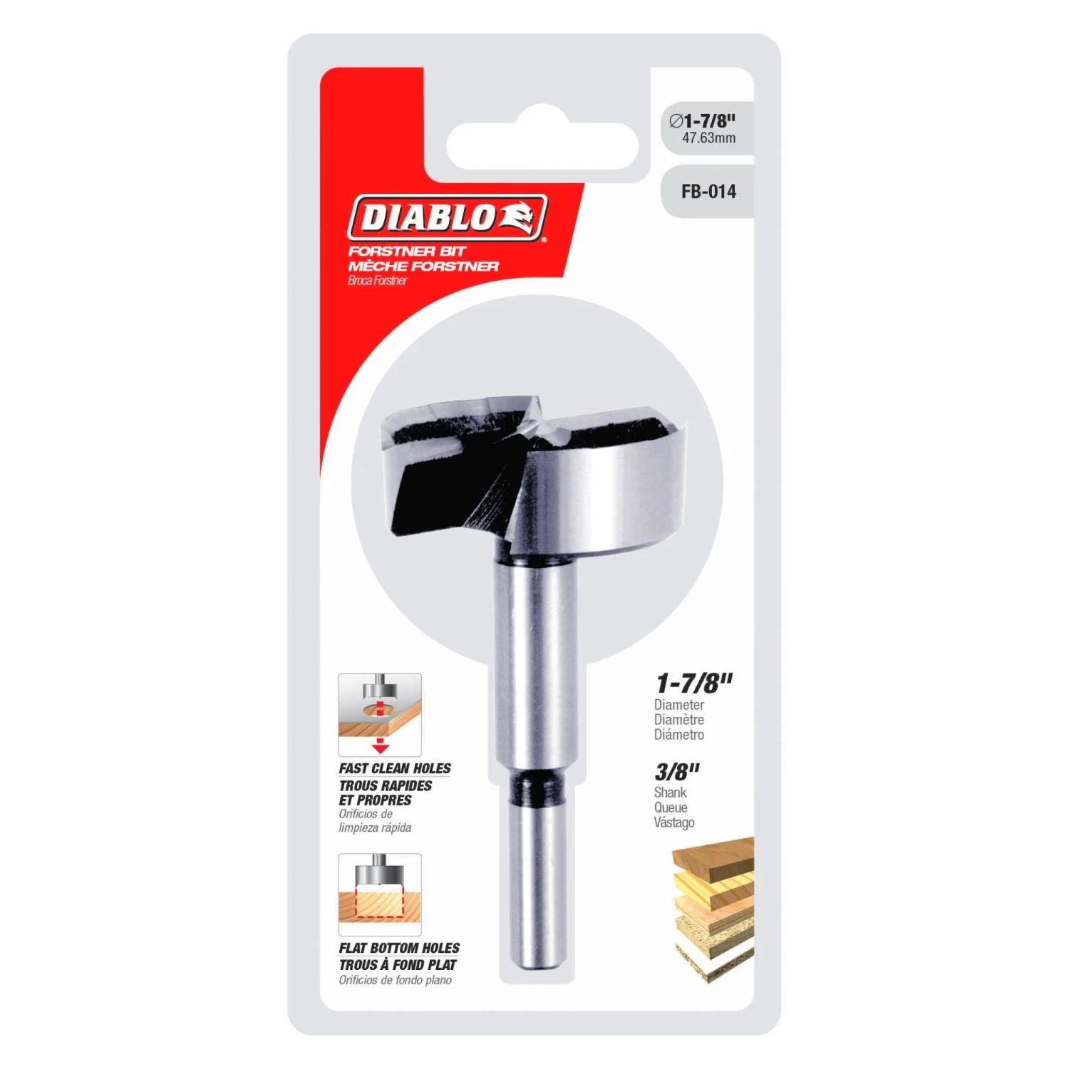 Diablo FB-014 1-7/8 Inch Forstner Bit