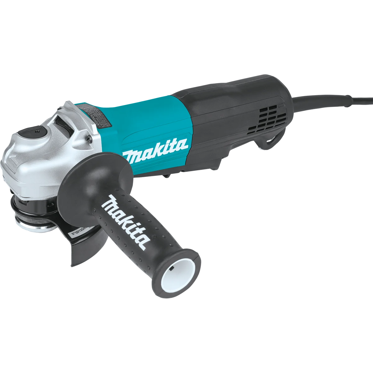 MAKITA 4‑1/2" / 5" Paddle Switch Angle Grinder, w/ AC/DC Switch
