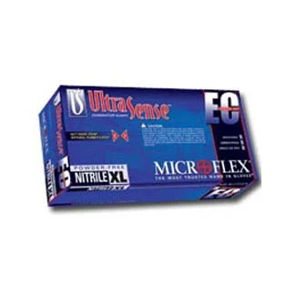 UltraSense, EC Extended Cuff Powder Free Nitrile Gloves - Extra Large