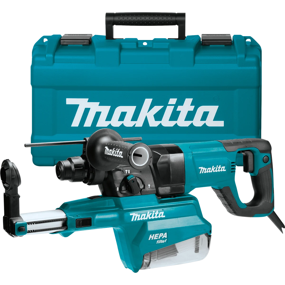 MAKITA 1" SDS‑PLUS AVT® Rotary Hammer w/ HEPA Dust Extractor (D‑Handle)