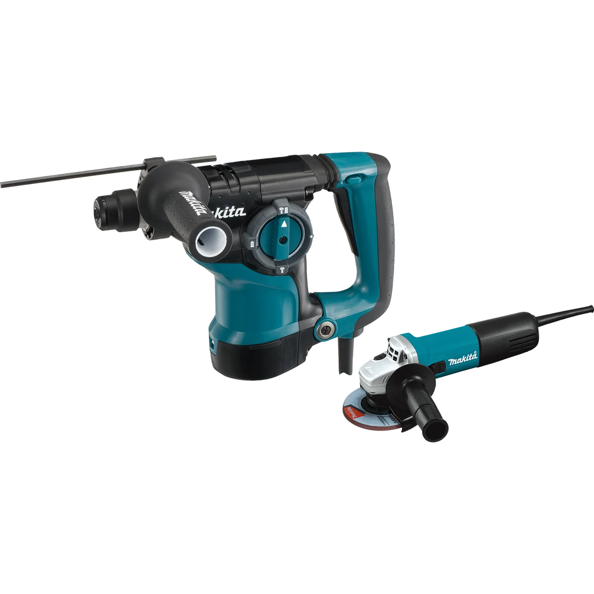MAKITA 1‑1/8'' SDS‑PLUS Rotary Hammer & 4‑1/2" Angle Grinder