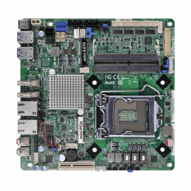 ASRock IMB-191 Mini-ITX Motherboard 1xMini-PCIe, 1xmSATA, 4xCOM