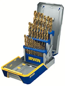 29 Piece 1/16" to 1/2" Ti-Nitride Index Drill Bit Set IRW3018003