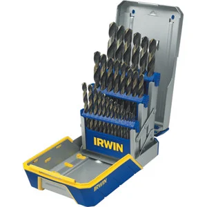29 Piece Black and Gold Metal Index Drill Bit Set IRW3018005