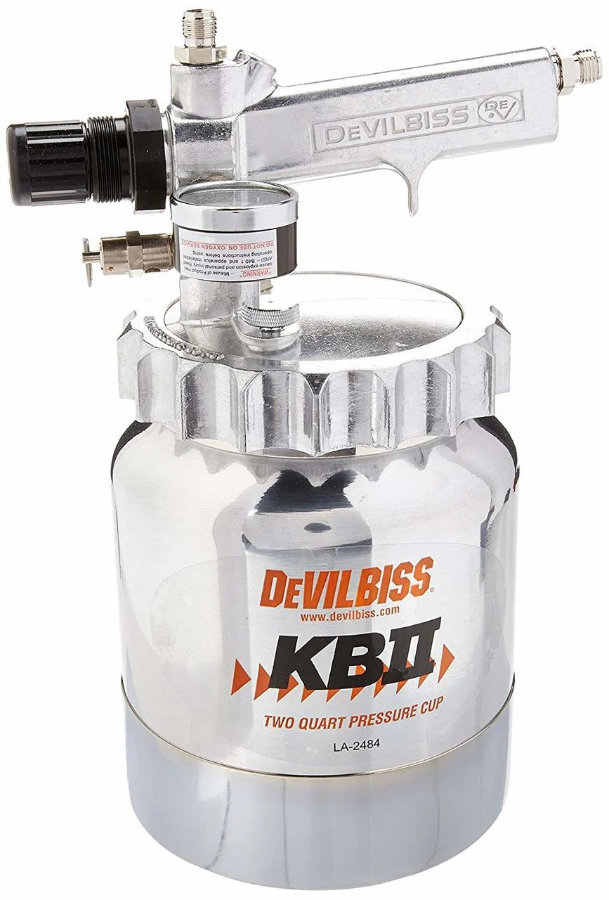 DeVilbiss Pressure Cup - 2 Quart Capacity