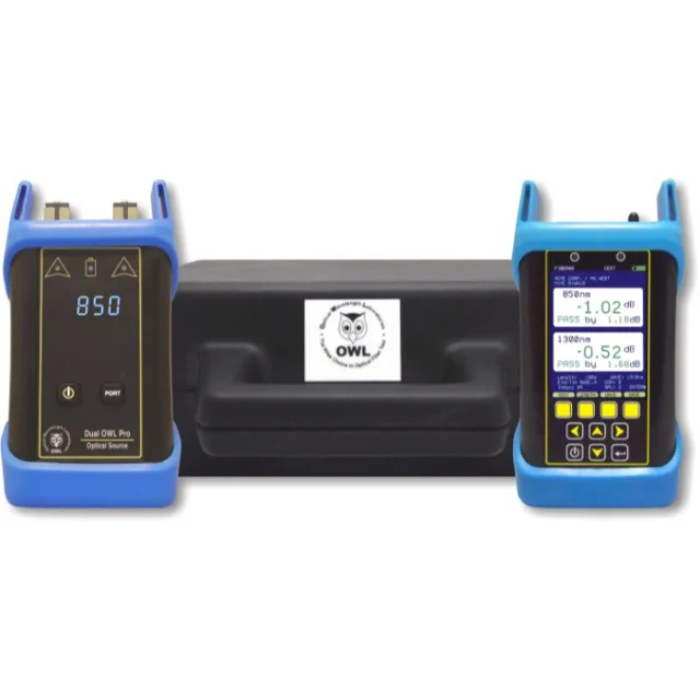 OWL KF7-D83 Fiber OWL 7 Dual OWL Test Kit, Power Meter, Light Source