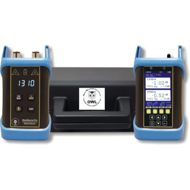 OWL KF7-MS Fiber OWL 7 Quad Test Kit, +5 to -70 dBm, LED, FP Laser