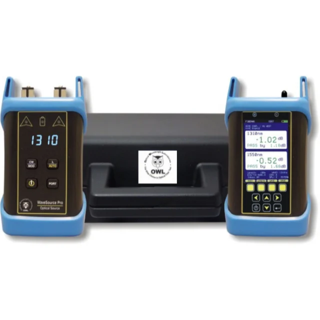 OWL KF7-MV Fiber OWL 7 MM/VFL Test Kit, +5 to -70 dBm, LED, Laser, SC