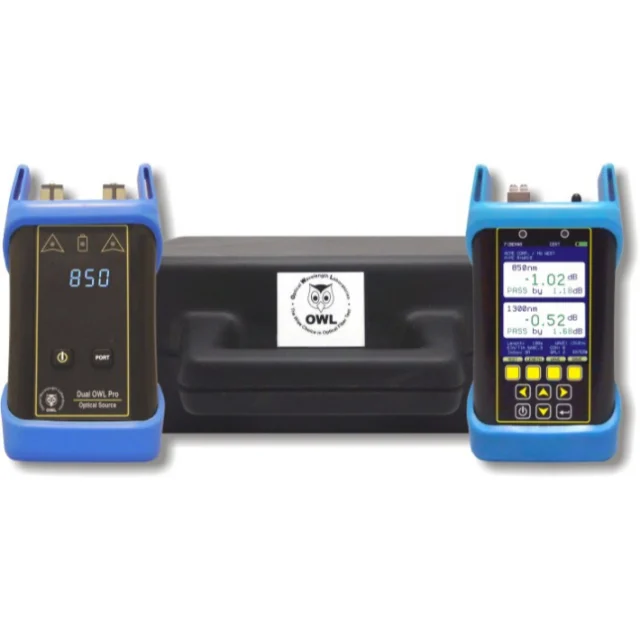 OWL KF7VD83-L35 Fiber OWL 7V Dual OWL Test Kit, Multimode, 650 nm