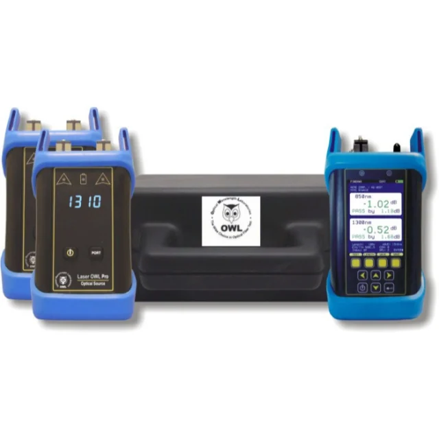 OWL KF7XD83-L35 Fiber OWL 7X Dual OWL/Laser OWL Test Kit, SC, 0.01 dB