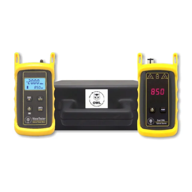 OWL KIT-WT-D285sc WaveTester, Dual OWL 850 Test Kit, Multimode, SC