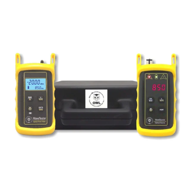 OWL KIT-WT-WS-MDSC WaveTester, WaveSource 850/1300 Test Kit, SC