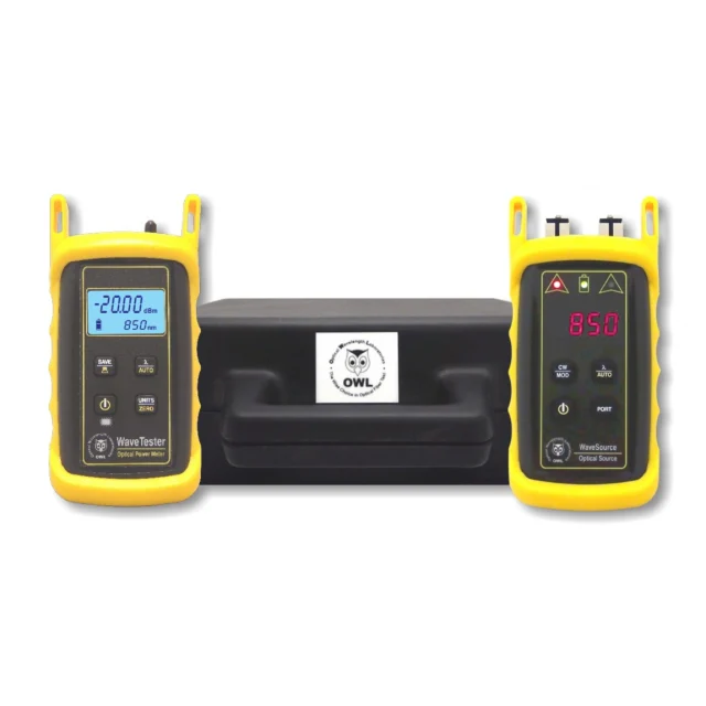 OWL KIT-WT-WS-MDVSC WaveTester, WaveSource 850/1300/VFL Test Kit, SC