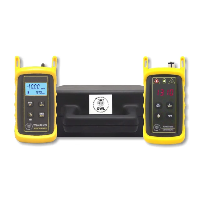 OWL KIT-WT-WS-SDST WaveTester, WaveSource 1310/1550 Test Kit, ST