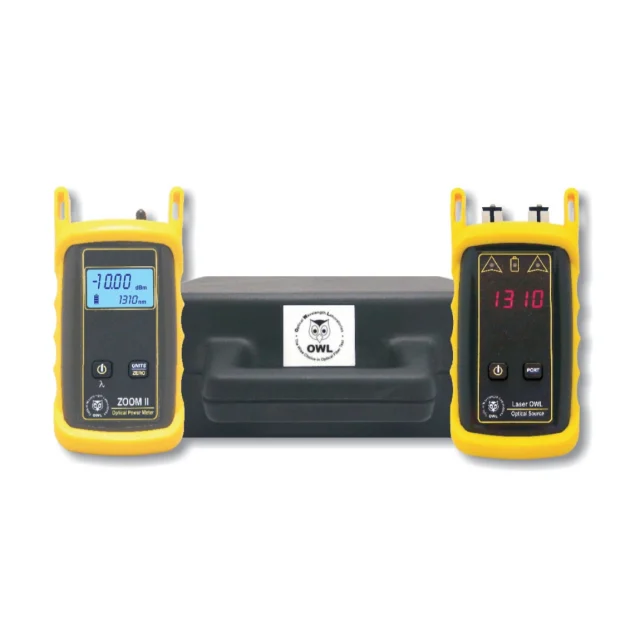 OWL KIT-Z2-L2st ZOOM 2, Laser OWL Test Kit, Backlit LCD, -10 dBm, ST