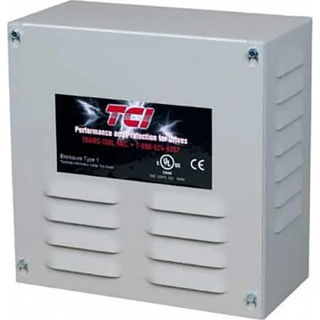 TCI KLR25ERL3V 25 Amp E Impedance 3-Phase Line Reactor, NEMA 1 Size 3
