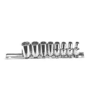 8 Piece 1/4 in Drive SAE Socket Set