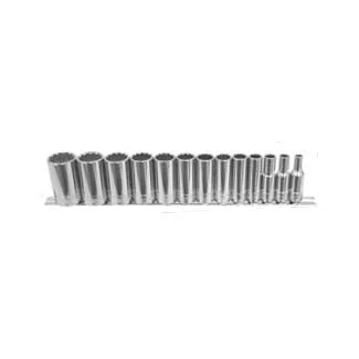 13pc 3/8 in  Drive 12 Point Deep SAE Socket Set