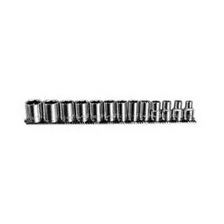 13 Piece 3/8 in Drive Metric Chrome Socket Set