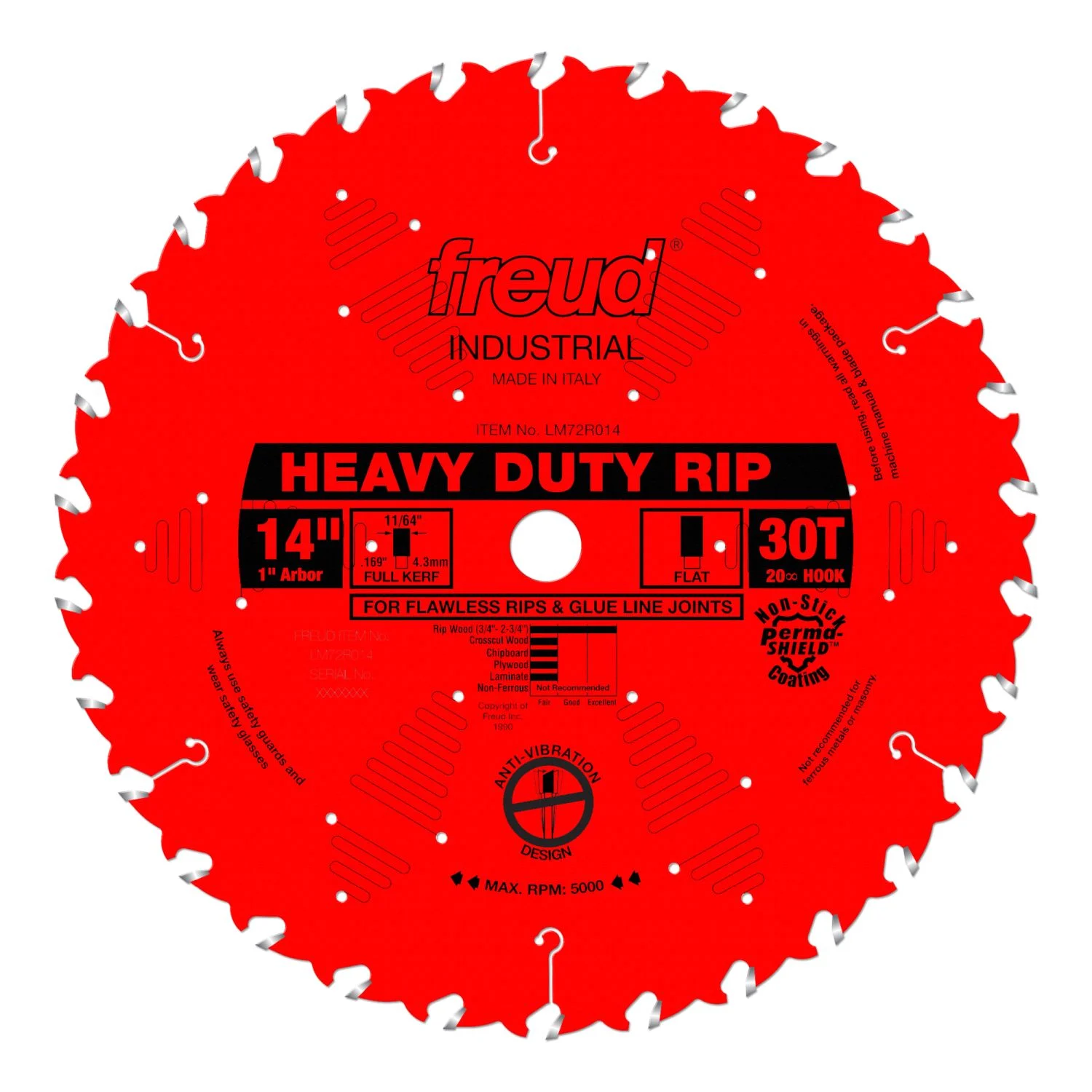 Freud LM72R014 14 in. Heavy-Duty Rip Blade