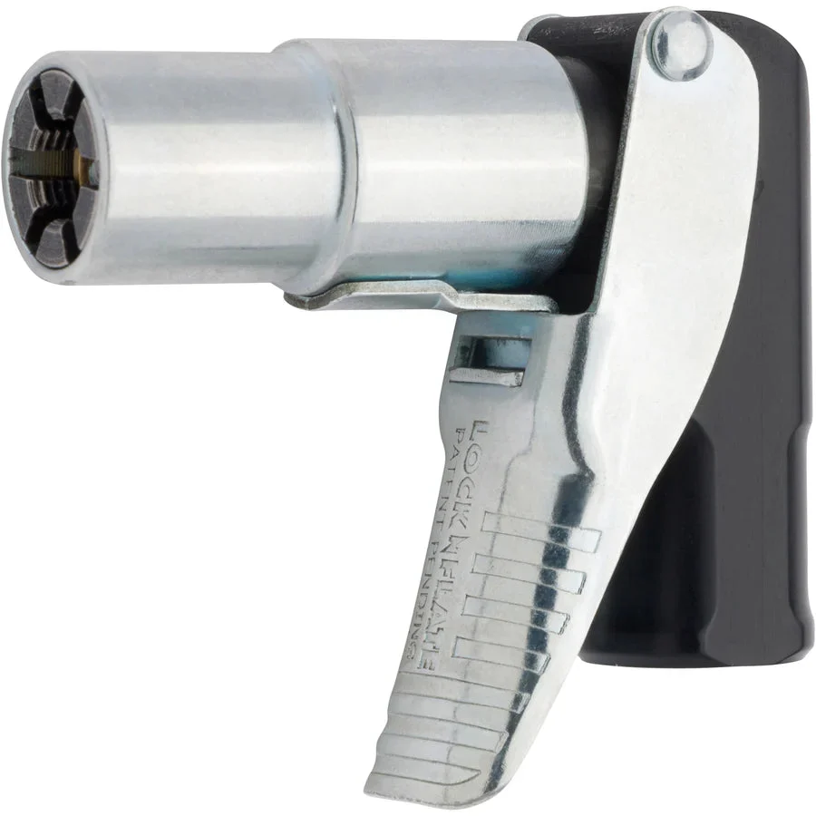 LOCKNLUBE LOCKNFLATE 90-Degree Air Chuck - CLOSED
