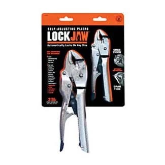 2pc Self Adjusting 6  and  10 in  Curved Locking Plier (Discontinued)