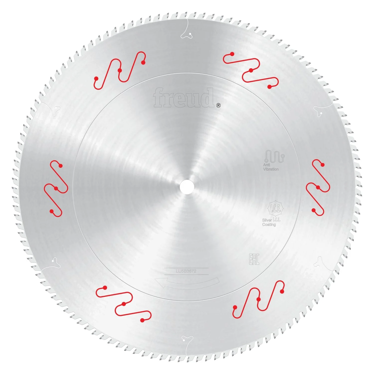 Freud LU5B3672 24 in. Thin to Medium Aluminum & Non Ferrous Blades with Mechanical Clamping