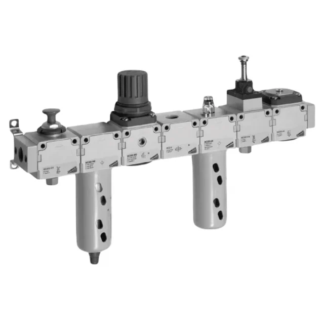 Camozzi MC202-E-5 Series MC FRL Lock Valve Assembly