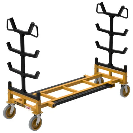 BuildMan Bar and Pipe Cart with Rack