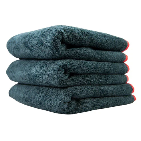 Premium Red Line Microfiber Towel 3-Pack