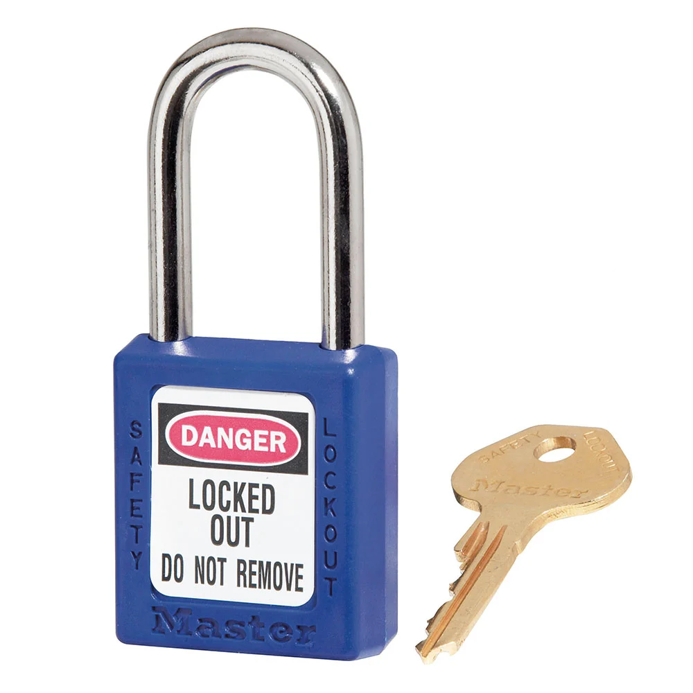 Zenex™ Thermoplastic Safety Padlock Blue